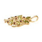 Peridot und roter Granat-Anhänger - 1,21 ct. image number 1