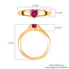 Afrikanischer Rubin-Ring - 0,70 ct. image number 6