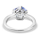 Tansanit und Zirkon Ring - 0,98 ct. image number 5