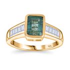 Kagem sambischer Smaragd und Moissanit-Ring - 2,05 ct. image number 3