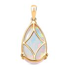 AAAA Natürlicher, äthiopischer Welo Opal-Anhänger in 585 Gold - 15,12 ct. image number 5