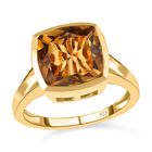 Champagner Triplett Quarz Ring - 4,59 ct. image number 3