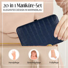 20-teiliges - Deluxe Maniküre-Komplettset, Marineblau image number 1