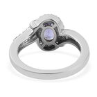 Tansanit und Zirkon Ring - 0,98 ct. image number 5