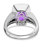 Lusaka Amethyst Ring, 925 Silber platiniert, (Größe 20.00) ca. 4.94 ct image number 5