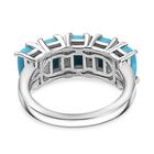 AA Sleeping Beauty Türkis und Zirkon Ring - 2,31 ct. image number 5