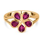 Afrikanischer Rubin floraler Ring - 1,99 ct. image number 0