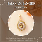 AA Natürlicher goldener Tansanit, gelber und weißer Diamant-Anhänger - 1,11 ct. image number 1