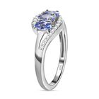 Tansanit und Zirkonia Ring - 1.15 ct. image number 4