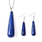 Lapislazuli Schmuckset  Edelstahl, Eisen, Legierung ca. 150.00 ct image number 0