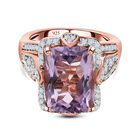 AA Rose De France Amethyst und Zirkon Ring - 7,59 ct. image number 0