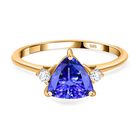 AA Tansanit und Diamant Ring in 585 Gold - 2,52 ct. image number 0