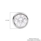 SGL zertifizierte VS GH Labor Diamant-Ohrringe in rhodiniertem 925 Silber - 0,50 ct. image number 5