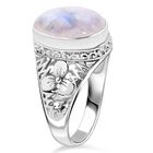 Royal Bali Kollektion- Regenbogen Mondstein Ring - 10,41 ct. image number 3