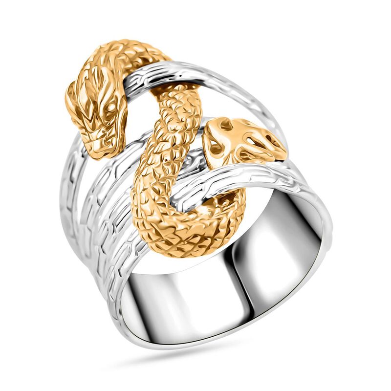 Royal Bali Kollektion- Drachen Ring im Stacking-Stil image number 0