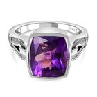 Lusaka Amethyst Ring, 925 Silber platiniert, (Größe 20.00) ca. 4.94 ct image number 0