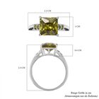 Peridot kubischer Zirkonia-Ring - 4,55 ct. image number 6