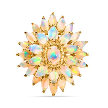 Natürlicher, äthiopischer Opal-Ring - 3,74 ct.