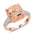 LUXORO AAA Morganit und Diamant Ring in 585 Roségold - 6,65 ct. image number 0