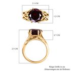 Roter Granat-Ring - 3,90 ct. image number 6