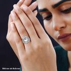 Royal Bali Kollektion - Weißer Mabenperlen Ring, 925 Silber (Größe 16.00) image number 2