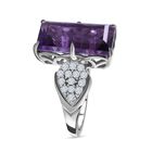 AA Lusaka Amethyst und Zirkon Ring - 7,39 ct. image number 2