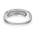 LUSTRO STELLA - Weißer Zirkonia Ring, 925 Silber rhodiniert, (Größe 18.00) image number 4
