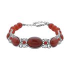 Rotes Achat Armband, ca. 20 cm, ca. 59.00 ct image number 2