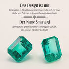 Kagem sambische Smaragd und Zirkon-Ohrringe - 1,08 ct. image number 3