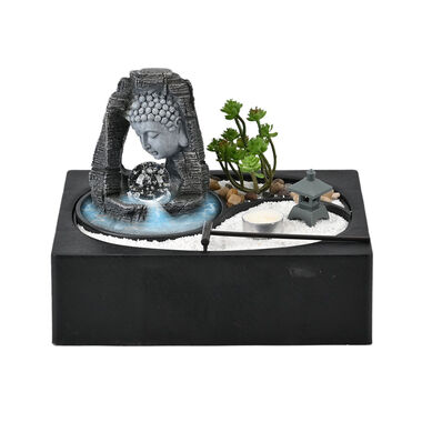 DIY Wasserbrunnen mit Buddha