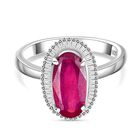 Afrikanischer Rubin und Diamant-Ring - 3,61 ct. image number 0