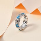 ALLORO AA Neon Apatit und Zirkon Ring - 0,99 ct. image number 1