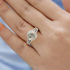 AAA Turkizit und Zirkon Ring - 1,81 ct. image number 2