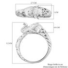 Royal Bali Kollektion- Elefant Ring in 925 Silber image number 5