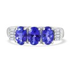 AAA Tansanit und Moissanit Ring - 1,93 ct image number 0