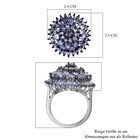 Tansanit Cluster Ring - 5,16 ct. image number 6