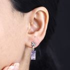 Rose De France Amethyst und Zirkon-Ohrringe - 5,58 ct. image number 2