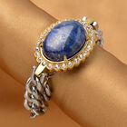 Lapislazuli und Kristall 19 cm Armband- 41,20 ct. image number 1