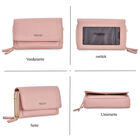 Crossbody-Tasche mit RFID-Schutz, Rosa image number 4