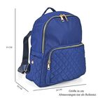 Nylon-Rucksack mit Smartem Ordnungssystem, wasserabweisendem Nylon, verstellbaren Schultergurten, Größe: 24x10x33cm, Blau image number 4