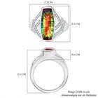 Nebel Quarz und Zirkon Ring - 5,74 ct. image number 6