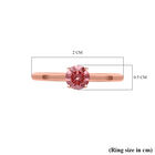 SGL zertifizierter VS Lab rosa Diamant-Ring - 0,50 ct. image number 5