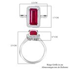 Afrikanischer Rubin und Diamant-Ring - 4,67 ct. image number 4