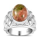 Unakite Ring Messing (Größe 21.00) ca. 7,11 ct image number 2