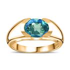 Pfau Triplett Quarz Ring, 925 Silber 750 Gelbgold Vermeil - 2,01 ct. image number 3