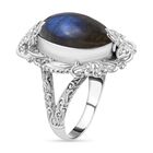 Royal Bali Kollektion - Labradorit Cocktail Ring - 12,30 ct. image number 3