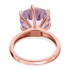 120 Facetten Rose De France Amethyst Ring, 925 Silber Roségold Vermeil (Größe 17.00) ca. 6.35 ct image number 5