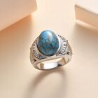 Blauer Türkis-Ring - 5,56 ct. image number 1