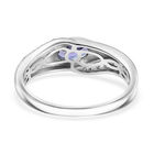 Tansanit und Zirkon Ring - 0,74 ct. image number 5