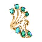 Pfau Quarz Triplett Ring - 5,55 ct. image number 0